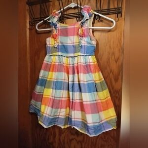 Tommy bahama girls dress size 5 Spring Plaid Easter Vacation